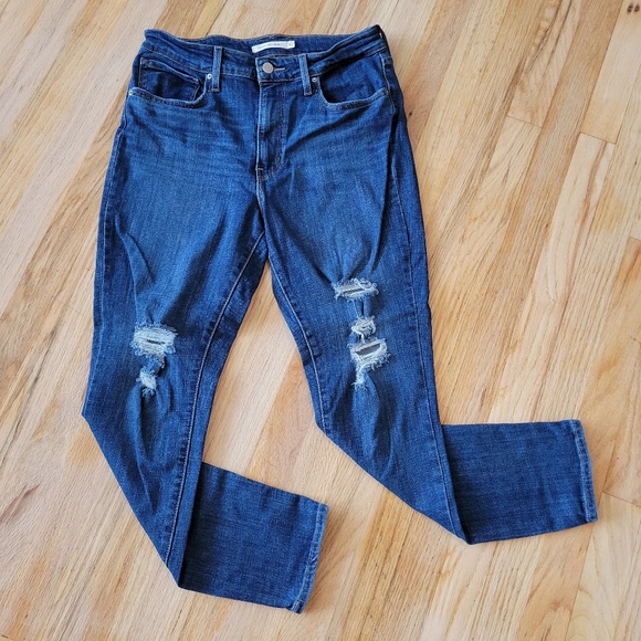 Levi's | Jeans | Levi Strauss Co 72 Distressed High Rise Skinny W3 L28 |  Poshmark